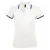 SOLS Dames/dames Pasadena getipt korte mouw Pique Polo Shirt (Wit/Zwaar)
