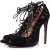 Azzedine Alaia Zwarte veterpumps met peeptoe