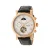 Heritor Automatische Winston Semi-Skelet Leerband Horloge