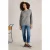 White Stuff Lucy Longline Jumper Light Grey