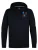 Petrol Sweater Hooded Print Zwart heren