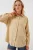 Gestreepte Oversized Blouse met Knopsluiting