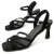 Montevida Heel Sandal Sandal22 in Zwart