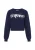 MYMO Sweatshirt  navy / wit