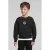 Coolcat oversized fleece sweater met C logo Scott donkergrijs