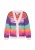 IZIA Gebreid vest ‘Fashion Look’  turquoise / lila / pink