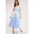 TRENDYOLMİLLA Dames Donkerblauw Effen Midi Mouwloos Stijlvol/Avond Skater Jurken