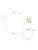 Hey Happiness Sieraden set ‘Heart Squad’  rose-goud