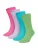 DillySocks Sokken  blauw / turquoise / lila / pink / wit
