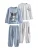 Next Nachtkledij  blauw / grijs / wit