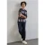 Street One Dames Pluizig shirt in Blauw