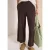 7/8 High Waist broek met wijde pijpen in Loose Fit