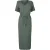 Vero Moda Dames Bubble V-hals Midi Jurk (Balsam Groen)