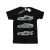 Disney Jongens Cars Tekst Racers T-Shirt (Zwart)