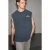 Bedrukte destroyed tanktop met ronde hals
