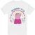 Peppa Pig Heren mummie varken bloemen regenboog t-shirt