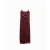 Lang jurk van velvet met strass voor dames Superdry