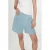 Grace & Mila high waist casual short met krijtstreep lichtblauw