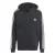 Fleece hoodie met volledige rits adidas Essentials 3-Stripes