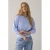 Summum cropped trui blauw