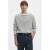Selected katoenen regular fit gebreide trui – light grey