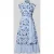 Christian Berg Woman Midi-jurk in all-over look met Strikceintuur