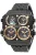 Invicta Aviator – Zulu Time 49606 Heren Horloge – Quartz Uurwerk – Roestvrij Staal met zwarte Wijzerplaat – 50mm