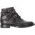 Saint Laurent enkellaarsjes met studs in zwart leer, model Ranger.