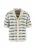 Dstrezzed Gebreid vest ‘Asa’  blauw / taupe