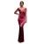 Strakke damesjurk Goddiva Off The Shoulder
