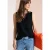 Cecil Dames Blousetop met gespleten hals en linten in Zwart