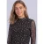 Shirt van mesh met lange mouwen, ronde hals en print