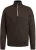 Vanguard Trui Half Zip Wol Bruin