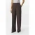 OBJECT OBJLISA wide leg regular waist pantalon donkerbruin