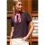 Street One Studio Dames Effen Shirt met plooien in Paars