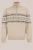WE Fashion – Heren regular fit gebreide trui met quarter zip – Regular fit – Beige –