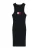 Tommy Jeans Gebreide jurk  rood / zwart / wit