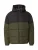 JACK & JONES Winterjas ‘JJMAZE’  olijfgroen / zwart