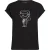 Karl Lagerfeld Big Ikon Print Flowy T-shirt Black