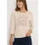 Cecil Dames Shirt met edelstenen in Beige