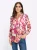 heine Blouse  oranje / fuchsia / wit