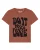 Watapparel Shirt ‘Do it with love’  roestrood / zwart