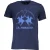 La Martina Blauw Katoenen Heren T-shirt