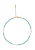 IZIA Armband  turquoise / goud