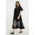 Mat Fashion midi jurk zwart