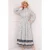 Gebuttonde Maxi Jurk met Ronde Hals en Tailleband