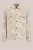 WE Fashion – Heren regular fit overshirt met structuur – Regular fit – Greige – Katoen –