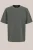 WE Fashion – Heren relaxed fit T-shirt met structuur – Relaxed Fit – Donkergroen – Katoen –