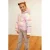 B.Nosy reversible winterjas met print – roze