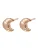 Hey Happiness Oorbellen ‘Croissant’  rose-goud